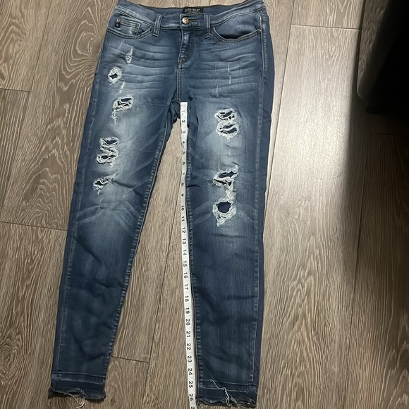 -FINAL PRICE-Judy blue Skinny Jeans size 9 - Picture 5 of 5
